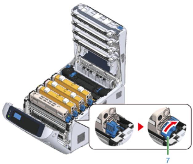OKI C844DNW - Installation des consommables - 7