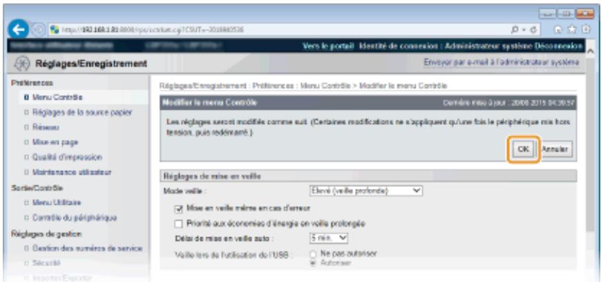 CANON I-SENSYS LBP325X - Régler le minuteur hebdomadaire de fermeture automatique - 1