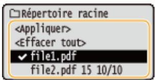 CANON I-SENSYS LBP325X - Sélectionnez le fichier et appuyez sur ok. - 1