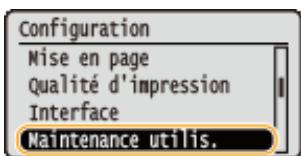 CANON I-SENSYS LBP325X - Étape 3 : ajustement de la position d'impression pour chaque alimentation papier - 1