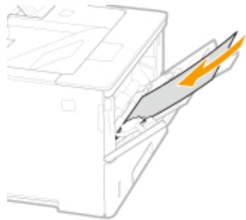 CANON I-SENSYS LBP325X - Insérez le papier dans le bac multifonctions jusqu'à la butée. - 1