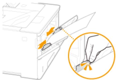 CANON I-SENSYS LBP325X - Alignez les guides papier sur les bords du papier. - 1