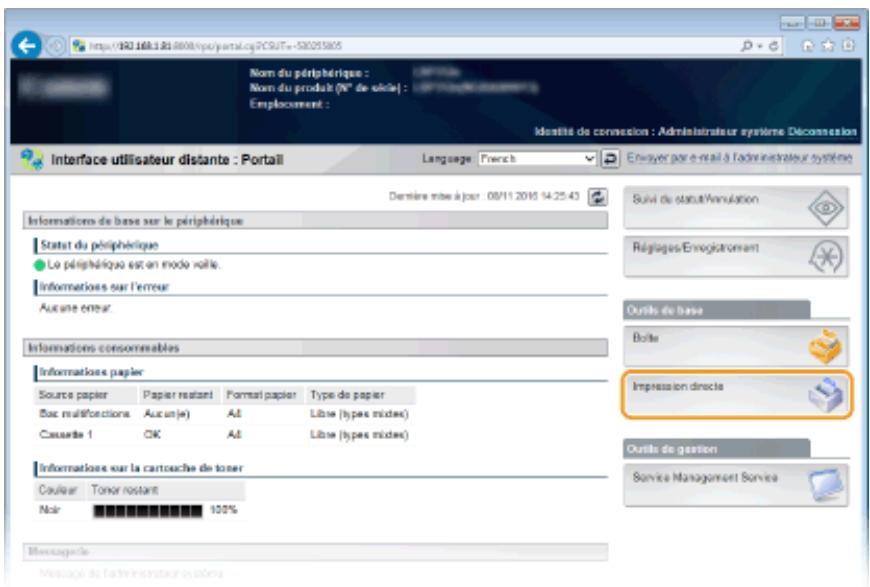 CANON I-SENSYS LBP325X - Impression sans ouvrir un fichier (impression directe) - 2