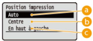 CANON I-SENSYS LBP325X - Position de l'impression - 3
