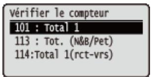 CANON I-SENSYS LBP325X - Vérification du nombre total de pages imprimées - 2