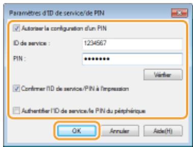 CANON I-SENSYS LBP325X - Cliquez sur l'onglet [paramètres du périphérique] et spécifiez les réglages nécessaires. - 2