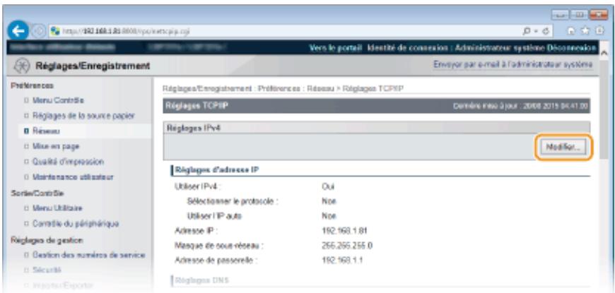 CANON I-SENSYS LBP325X - Configuration de DNS - 4