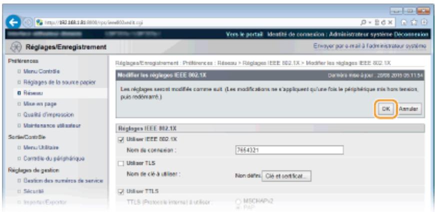 CANON I-SENSYS LBP325X - [Modifier le mot de passe] - 1