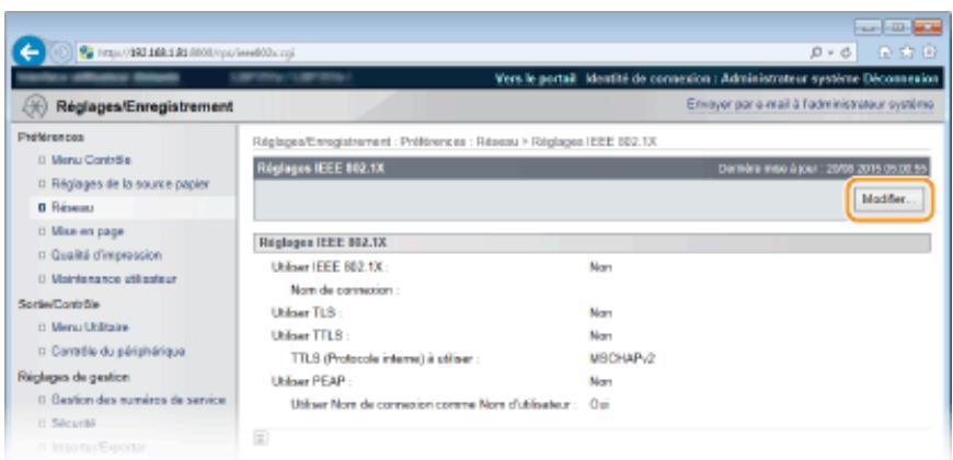 CANON I-SENSYS LBP325X - Configuration de l'authentification IEEE 802.1x - 4