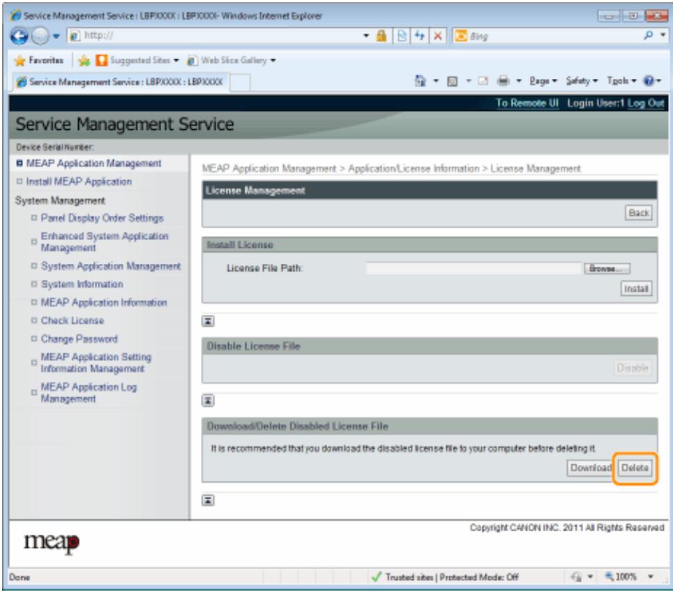 CANON I-SENSYS LBP325X - Démarrer SMS (service management service). - 4