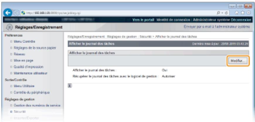 CANON I-SENSYS LBP325X - Masquage de l'histoire des tâches d'impression - 4