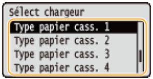 CANON I-SENSYS LBP325X - Sélectionnez l'une des options de à, et appuyez sur OK. - 1