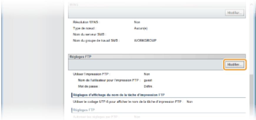 CANON I-SENSYS LBP325X - Préparation pour l'utilisation du serveur FTP - 3