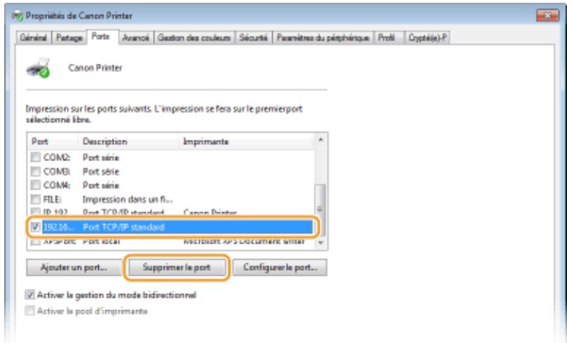 CANON I-SENSYS LBP325X - Suppression de ports - 1