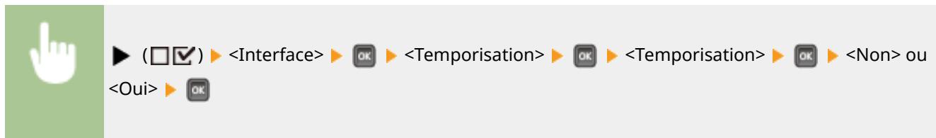 CANON I-SENSYS LBP325X - Temporisation - 1