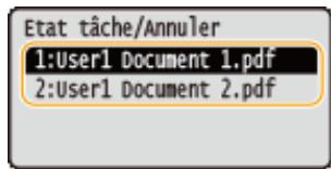 CANON I-SENSYS LBP325X - Annulation depuis une application - 2