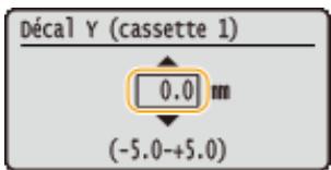 CANON I-SENSYS LBP325X - Modification d'une valeur de réglage - 1