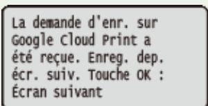 CANON I-SENSYS LBP325X - Enregistrement depuis un périphérique mobile ou google chrome - 1