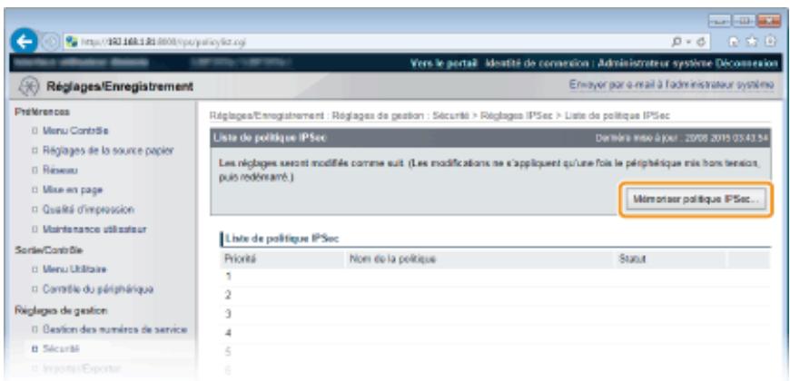 CANON I-SENSYS LBP325X - Configuration des protocoles et des options - 4