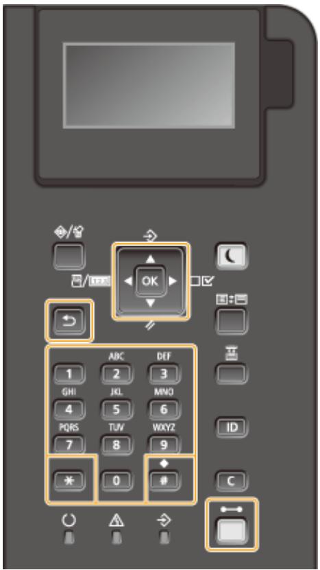 CANON I-SENSYS LBP325X - Utilisation du panneau de commande - 1