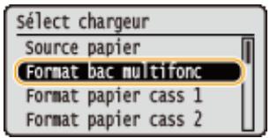 CANON I-SENSYS LBP325X - Définition du format et du type de papier dans le bac multifonctions - 1