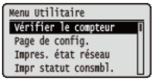 CANON I-SENSYS LBP325X - Réglages ne pouvant pas être réinitialisés - 1