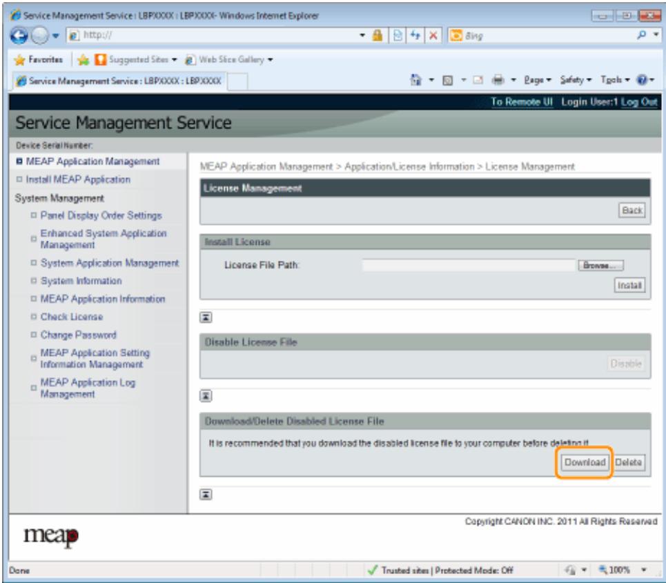 CANON I-SENSYS LBP325X - Démarrer SMS (service management service). - 4