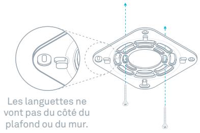 NEST PROTECT: - Installez le support nest protect - 1