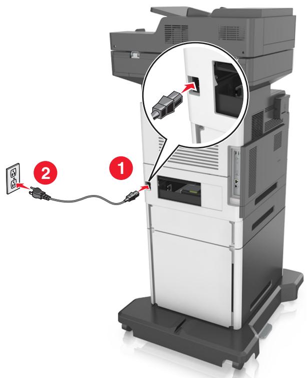 LEXMARK MX711D - Installation des tiroirs optionnels - 9