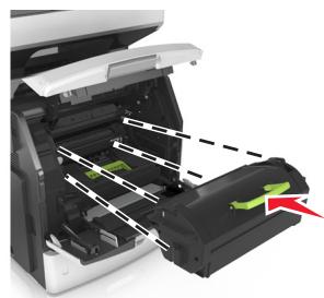 LEXMARK MX711D - Bourrage papier sous le capot avant - 10