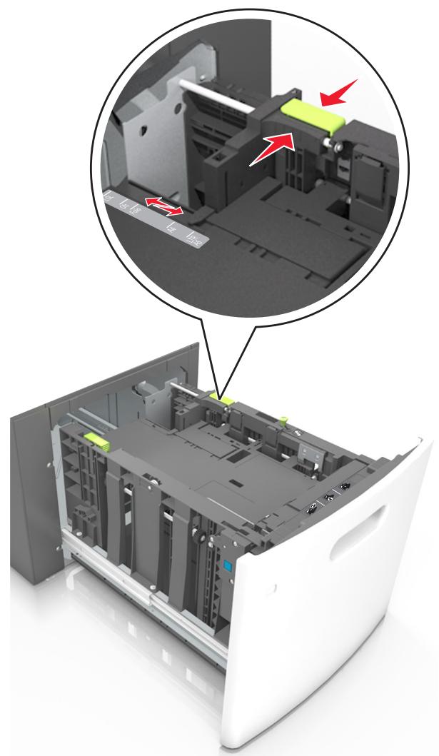 LEXMARK MX711D - Chargement du papier au format A4, lettre, légal, oficio et folio - 4