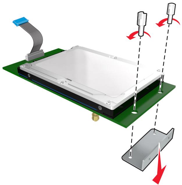 LEXMARK MX711D - Installation d'un disque dur sur l'imprimante - 3