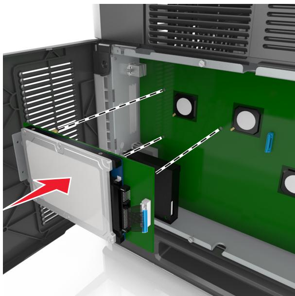 LEXMARK MX711D - Installation d'un disque dur sur l'imprimante - 6