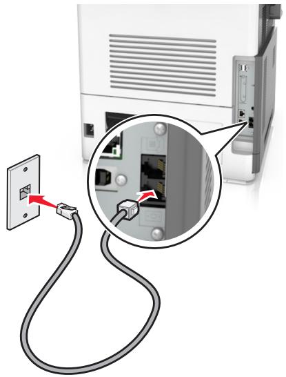 LEXMARK MX711D - Connexion à un service de sonnerie distincte - 1