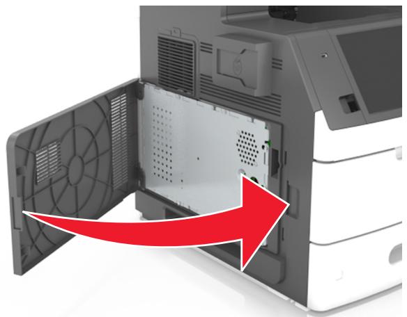 LEXMARK MX711D - Reportez-vous à l'illustration suivante pour localiser le connecteur approprié. - 4