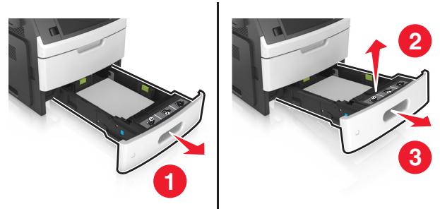 LEXMARK MX711D - Bourrage papier dans l'unité d'impression recto verso - 1