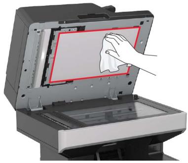 LEXMARK MX711D - Nettoyage du scanner - 5