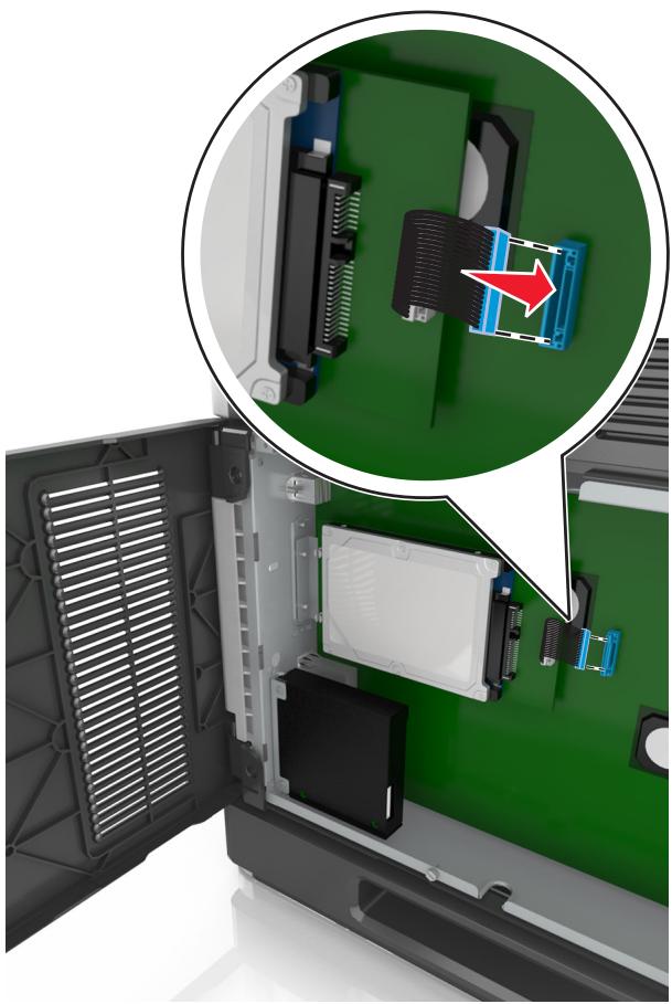 LEXMARK MX711D - Installation d'un disque dur sur l'imprimante - 8