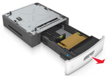 LEXMARK MX711D - Installation des tiroirs optionnels - 6
