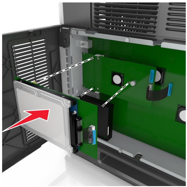 LEXMARK MX711D - Installation d'un disque dur sur l'imprimante - 4
