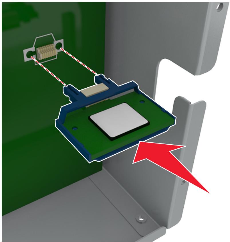 LEXMARK MX711D - Installation d'une carte en option - 4