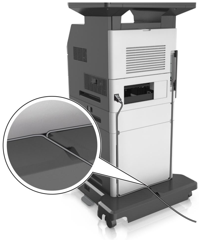 LEXMARK MX711D - Organisation des câbles - 1