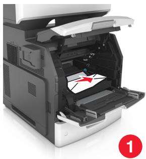 LEXMARK MX711D - Bourrage papier sous le capot avant - 5