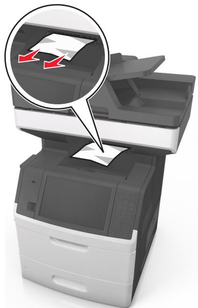 LEXMARK MX711D - Bourrage papier dans le réceptacle standard - 1