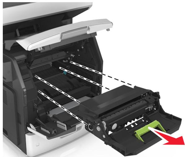 LEXMARK MX711D - Bourrage papier sous le capot avant - 4