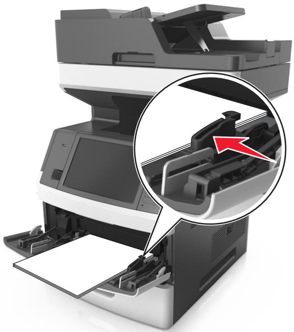 LEXMARK MX711D - Bourrage de papier dans le chargeur multifonction - 3