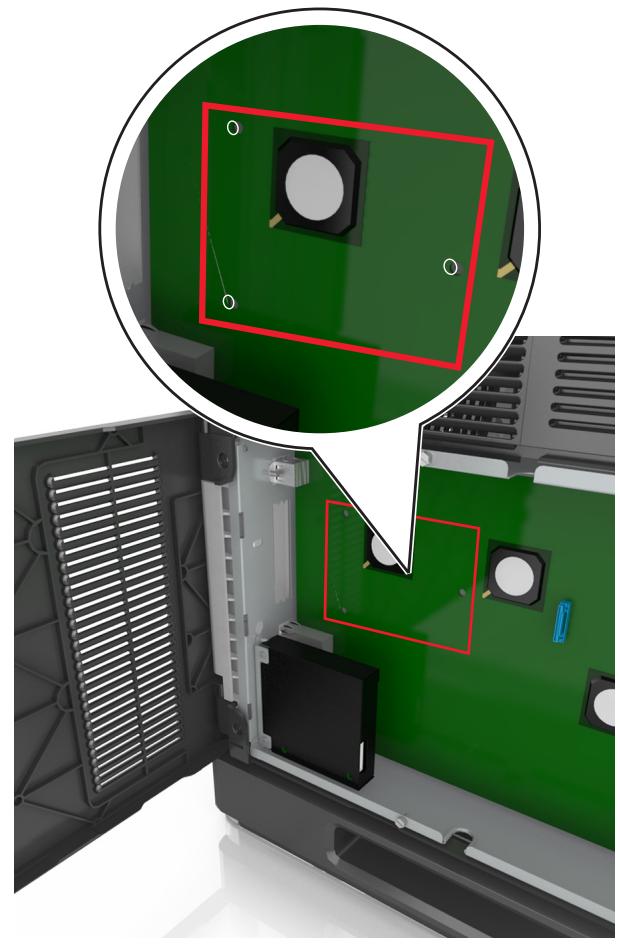 LEXMARK MX711D - Installation d'un disque dur sur l'imprimante - 2