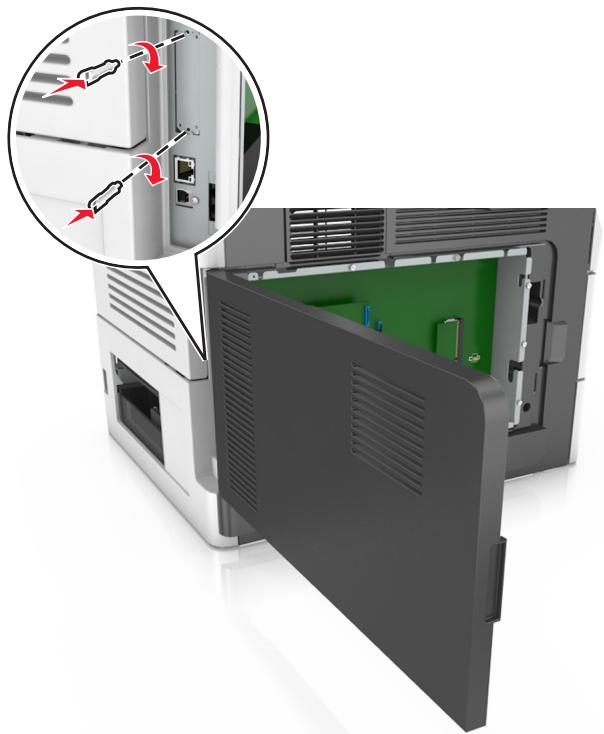 LEXMARK MX711D - Installation d'un port internal solutions port - 7