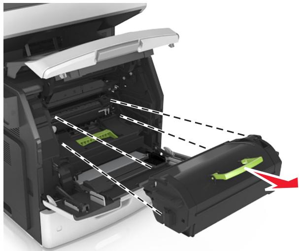 LEXMARK MX711D - Bourrage papier sous le capot avant - 3