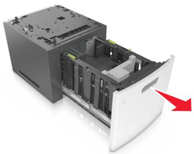 LEXMARK MX711D - Installation des tiroirs optionnels - 7